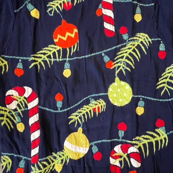 EUC Ugly/Festive Christmas Sweater Ornaments Navy -XL - Picture 2 of 9